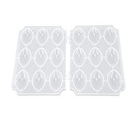 Tnfeeon Procesador de Albóndigas, Herramienta Manual para Hacer Pan de Carne, 9 Rejillas, Ideal para Cocinar en Casa, Fácil de Usar (Transparente)