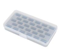 Tnfeeon Protocolo de Tensión del Organizador de Hilo de la Caja de la Caja de Bobina de Plástico Transparente 28 para Máquinas de Coser