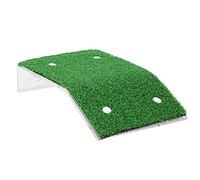 Tnfeeon Rampa para Tortugas, Césped de Simulación de Plástico con Ventosas, Plataforma para Tomar el Sol de Reptiles para Tortugas Acuáticas y Galápagos, Césped de 1 Cm de Espesor, Hábitat Acuático