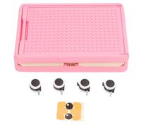 Tnfeeon Recipiente de Tanque de Juguete de Rodillo Multifuncional con Ruedas y Tapas de Organizador de Juguetes Portátiles para Bloques de Construcción y Diseño Minimalista para la Habitación de los