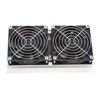 Tnfeeon Refrigerador Termoeléctrico de Semiconductor de Doble Núcleo para Enfriamiento de Placas, Enfriamiento de la Cama, Banco de Pruebas, Refrigeración de Espacio Pequeño, No Se Requiere