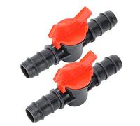 Tnfeeon Regulador de Peces de 2 Piezas, Válvula de Retención Unidireccional de Plástico, para Control de Flujo de Agua de Acuario y Bomba de Aire, Conector de 10 Mm (14mm)