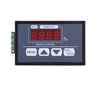 Tnfeeon Regulador de Velocidad PWM Controlador de Motor de CC Arranque Suave Parada Control de Velocidad Ajustable Pantalla Digital de 0 a 100 por Ciento para Talleres y Proyectos de Bricolaje con