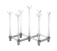 Tnfeeon Rejilla Retráctil para Secar Tazas, Diseño Compacto que Ahorra Espacio para Encimeras de Cocina con de Drenaje Eficaz, Sostiene Tazas, Botellas Deportivas, Tamaño Plegable 6,7x2,4x7,7