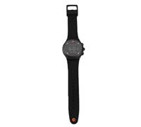 Tnfeeon Reloj Musulmán Azan con Brújula, Alarma, Tiempo de Oración, Cronómetro para Uso Diario, Esfera Negra, Plástico, 9,8 Pulgadas de Longitud