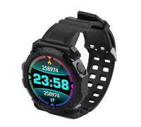 Tnfeeon Reloj, Pantalla Táctil a Color de 1,3 Pulgadas, Rastreador de Ejercicios, Resistente Al Agua IP67, Compatible con e iOS, Estilo de Vida Activo (Black)