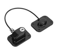 Tnfeeon Restrictor de Ventana para Niños, Cerradura de Seguridad de Cilindro de Cerradura de Metal con Cable de Acero Inoxidable Ajustable de hasta 24 Pulgadas para Uso en El Hogar, la Escuela, la