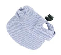 Tnfeeon Ropa para Perros, Gorra Ajustable para el Sol con Materiales Suaves, Sombrero Ligero para Perros para Viajes Al Aire Libre y Aventuras de Verano (S)