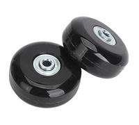 Tnfeeon Ruedas de Equipaje Universales únicas y Suaves para un Fácil Reemplazo Adaptado a Varios Kits de Reparación de 2% de Caucho PU para Viajeros de Equipaje (56x24 mm / 2.2x0.9in)