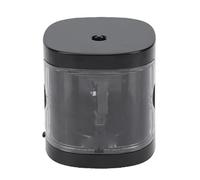 Tnfeeon Sacapuntas Automático, Sacapuntas Eléctrico, Orificio único para Lápices de 6-8 Mm con Contenedor de Virutas Transparente para Escuela, Oficina, Nan