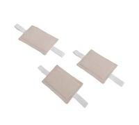 Tnfeeon Silenciador de Puerta Elástico, Funda para Pestillo de Puerta de Lino y Algodón, Paquete de 3, Reducción de Ruido, Prevención de Bloqueo Accidental, Ajuste Elástico Seguro para Personas con