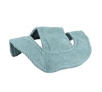 Tnfeeon Sombrero para el Sol para Perros, Gorra para el Sol para Mascotas de Terciopelo Acanalado Suave, Ajustable con Orificios para Las Orejas para Actividades Al Aire Libre (XL)