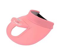 Tnfeeon Sombreros con Visera para el Sol con Ventilador, 3 Velocidades Carga USB Sombrero de Verano para Exteriores con Ventilador Sombreros con Visera para Niños Recargables Sombrero (Rosa)