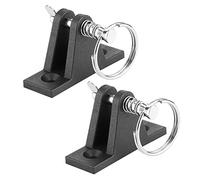 Tnfeeon Soporte de Bisagra Bimini para Toldo de Barco, Acero y Plástico, 2 uds., Pasador de Liberación Rápida para Configuración Segura de Canoa en Kayak, Montaje Compacto de Parasol Marino de 2,44