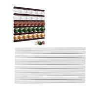 Tnfeeon Soporte para Cápsulas de Café, Montaje en Pared o Mostrador, Capacidad 54-72 Cápsulas, Blanco