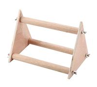 Tnfeeon Soporte para Loros, Percha, pájaro, Mascota, Zona de Juegos, Divertida Actividad de Madera, Soporte para periquitos, Periquito, cacatúa, cacatúa