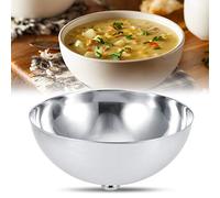 Tnfeeon Tapa de Cobertura de Alimentos Anti-moscas de Acero Inoxidable para Restaurante de Buffet de Hotel, Protector de Plato de Plata Duradero para Restaurante Occidental (Trípode plateado de 10