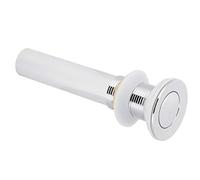 Tnfeeon Tapón de Desagüe para Fregadero Emergente de Latón, Botón con Resorte para Fregaderos sin Desbordamiento, Encimera, Tocador de Baño, Propietarios de Viviendas, Tubo de de Acero Inoxidable,