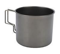 Tnfeeon Taza para Acampar, Taza de café Portátil Pura, Liviana, Tapa con Asa Plegable de 15 Oz para Caminatas, Viajes, Mochileros, Aventuras Al Aire, Fácil Limpieza, Interior Suave Resistente I (9