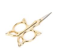 Tnfeeon Tijeras de Bordado Retro, Patrón de Mariposa Vintage, Corte de Precisión, Puntas Afiladas de 3,6 Pulgadas para Coser Acolchados Artesanos, Agarre Cómodo, Largas Sesiones de Manualidades,