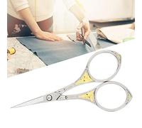 Tnfeeon Tijeras Vintage con Patrón de Girasol, Corte de Tela de Precisión con Ergonómico, Cuchillas de Acero Inoxidable de 7 Pulgadas para Coser, Bordado, Punto de Cruz y Proyectos de Manualidades