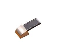 Tnfeeon Tiradores de Cajón de Cuero PU de Lujo, Tirador de Perilla de Gabinete de Aleación de Zinc, Herrajes Duraderos para Muebles para Armario y Mueble de TV, Fácil de Instalar (#1)