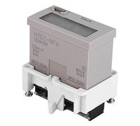 Tnfeeon Totalizador de Contador Eléctrico Digital H7EC NFV, Montaje en Panel de Pantalla LCD de 8 Dígitos para Uso Doméstico Industrial Conteo Confiable Hasta 99999999 Batería de Larga Duración