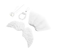 Tnfeeon Traje de Disfraz de Ganso Accesorio Decorativo Festivo, Traje de Disfraz de Ganso para Decoraciones de Jardín Accesorio Decorativo Festivo Incluye Alas Jardín Al Aire Libre de 23 Pulgadas