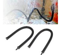 Tnfeeon Tubo de Burbujas de Piedra de Aire, Material PE, Aireación de Oxígeno para Peces, Mejora la Vida Acuática con Bombeo de Oxígeno Efectivo, 2 uds.