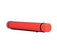 Tnfeeon Tubo para Carteles Expandible Tubo Impermeable para Almacenamiento de Documentos Ajustable de 24,6 a 40,2 Pulgadas Ideal para Artistas Estudiantes que Viajan con Planos Mapas Protección (rojo)