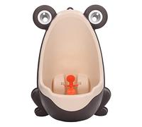 Tnfeeon Urinantes para Niños para Niños Pequeños, Cómoda Plástico de Plástico: Mouss Drough, Tiene como Objetivo Ir Al Entrenador para (Café)