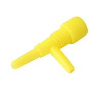 Tnfeeon Válvula de Aire de 3 Vías para Acuario, Válvula de Control de Flujo de Aire de Plástico, Regula la Salida de la Bomba de para Peceras, Paquete de 10 (Yellow)