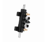 Tnfeeon Válvula de Control de Aire Válvula de Pedal para Cambiadores de Neumáticos con Construcción de Metal ABS Diámetro de Tubo de 0,31 Pulgadas Operación Manos Libres Ideal para Talleres de (2)