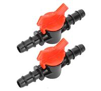 Tnfeeon Válvula Reguladora de Peces de 2 Uds, Controlador de Flujo de Agua de Plástico para Acuario y Peces, Conector de Tubo de 14mm para Accesorios de Bomba de Aire (10mm)