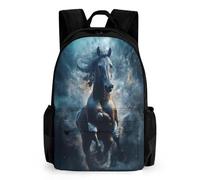 TNFHSOFT Caballo Mochilas Para Niños Animales Mochilas Escolares Para Niños En Edad Preescolar De Jardín De Infantes Secundario Mochilas Para Caminar 17pulgada