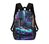 TNFHSOFT coche deportivo Mochilas Para Niños Niñas Mochilas De Escuela Secundaria Mochila Para Junior Elementary Mochila 17pulgada