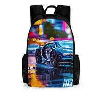 TNFHSOFT coche deportivo Mochilas Para Niños Niñas Mochilas De Escuela Secundaria Science Fiction Mochila Para Junior Elementary Mochila 17pulgada