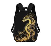 TNFHSOFT Dragón Mochila Escolar Infantil Gran Capacidad 3D Mochilas Escolares Con Tema De Japanese Dragón Mochilas Para Niñas Estudiantes Adolescentes Fans 17inch
