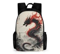TNFHSOFT Dragón Mochilas Escolares Juveniles,Material Escolar Para Niños,Mochila Infantiles Gran Capacidad Para Colegio,Japanese Dragón Merchandising Regalos Para Niños Niñas Y Adolescentes