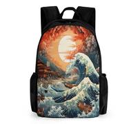 TNFHSOFT El estilo japonés es basura Mochilas Para Niños Niñas Mochilas De Escuela Secundaria Mochila Para Junior Elementary Mochila 17pulgada