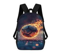 TNFHSOFT Fútbol Mochila Escolar Para Niños Mochilas Primaria Mochila Con Estampado De Bolsa De Viaje Portátil Con Deportivos De Gran Capacidad 17inch