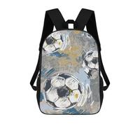 TNFHSOFT Fútbol Mochila Escolar Para Niños Mochilas Primaria Mochila Con Estampado De Bolsa De Viaje Portátil Con Deportivos De Gran Capacidad 17inch