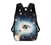 TNFHSOFT Fútbol Mochila Escolar Para Niños Mochilas Primaria Mochila Con Estampado De Bolsa De Viaje Portátil Con Deportivos De Gran Capacidad 17inch