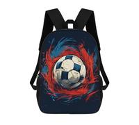 TNFHSOFT Fútbol Mochila Escolar Para Niños Mochilas Primaria Mochila Con Estampado De Movimiento Bolsa De Viaje Portátil Con Deportivos De Gran Capacidad 17inch