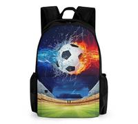 TNFHSOFT Fútbol Mochilas Escolares Juveniles,Material Escolar Para Niños,Mochila Infantiles Gran Capacidad Para Colegio, Merchandising Regalos Para Niños Niñas Y Adolescentes