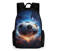 TNFHSOFT Fútbol Mochilas Escolares Para Niños, Mochila Escolar Diseño 3D Con Mochila Infantil Para Colegio Deporte, Regalos Para Niños