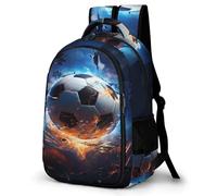 TNFHSOFT Fútbol Mochilas Para Niños Niñas Mochilas De Escuela Secundaria Mochila Para Junior Elementary Mochila 17pulgada