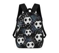 TNFHSOFT Fútbol Mochilas Para Niños Niñas Mochilas De Escuela Secundaria Mochila Para Junior Elementary Mochila 17pulgada