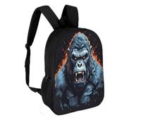 TNFHSOFT Gorila Mochilas Para Niños Niñas Mochilas De Escuela Secundaria Wild Animal Mochila Para Junior Elementary Mochila 17pulgada