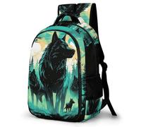 TNFHSOFT Lobo Mochila Para Niños, Niñas, Niños, Mochila, Mochila, Escuela Primaria, Perfecta Para El Regreso A La Escuela O Educación Infantil, Regalos Y Viajes